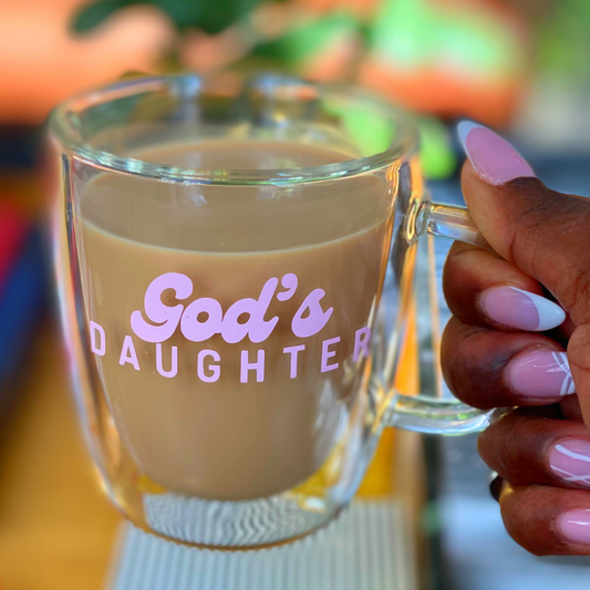 God's Daughter Retro Pink Mug