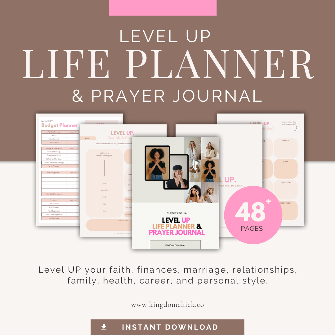 Level Up Life Planner & Prayer Journal